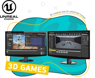 Unreal Engine 4. Игровой движок - Школа программирования для детей, компьютерные курсы для школьников, начинающих и подростков - KIBERone г. Елец
